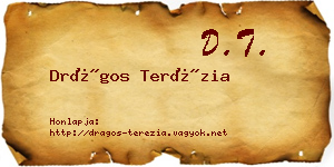 Drágos Terézia névjegykártya